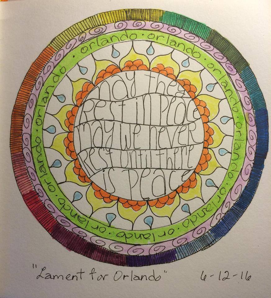 Vigil and Candle Lighting for Orlando in Cupertino